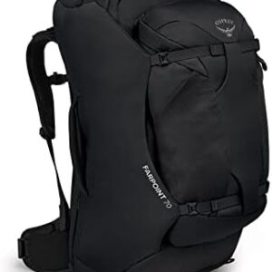 Osprey Farpoint 70L Men's Travel Backpack, Black