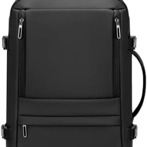 Carry On Travel Backpack for Airplanes | 40L Suitcase Backpack Luggage Business Weekender Bag - Expandable Travel Carry On Flight Approved for Men Women - Black