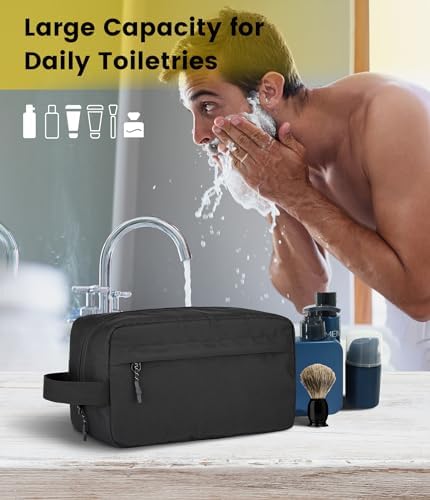 Vorspack Travel Toiletry Bag for Men - Hanging Toiletries Bag Water Resistant Dopp Kit Travel Bag for Toiletries Accessories - Image 5