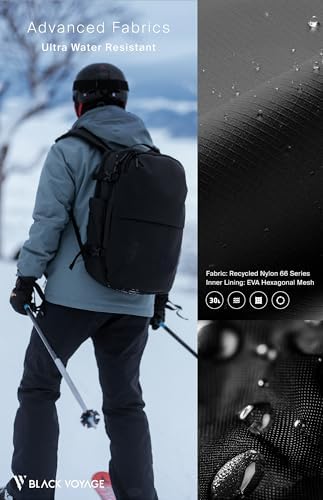 Airback Vacuum Seal Compression Travel Backpack 60L Expandable Vacpack Water Resistant TSA Lock Airbag Black (Electric Air Pump Included) - Image 7