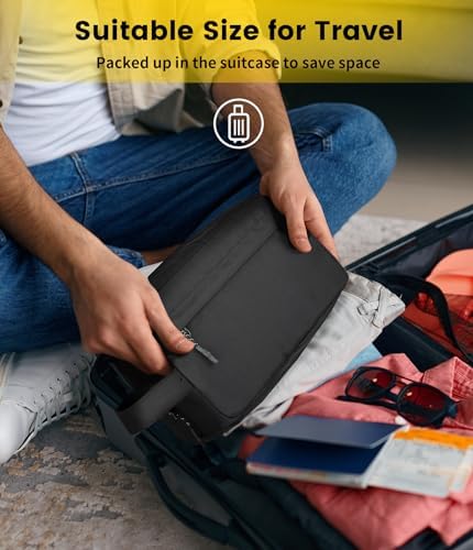 Vorspack Travel Toiletry Bag for Men - Hanging Toiletries Bag Water Resistant Dopp Kit Travel Bag for Toiletries Accessories - Image 7