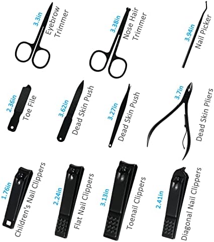 Manicure Set Professional Nail Clipper Kit-26 Pieces Stainless Steel Manicure Kit,nail Care Tools with Luxurious Travel Case - Image 6