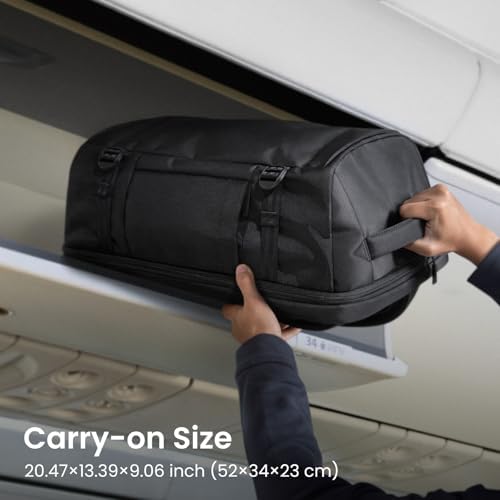 tomtoc Travel Backpack 40L, TSA Friendly Flight Approved Carry-on Luggage Hand Water-resistant Lightweight Business Rucksack, Durable Large Weekender Bag Daypack Fits 17.3 Inch Laptop - Image 5