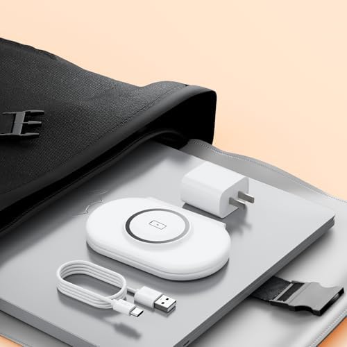 2025 Latest Magnetic Wireless Charger for iPhone: 3 in 1 Travel Charging Station for Devices for iPhone 16 15 14 13 12 Pro Max Plus-Foldable Charging Pad for Apple Watch Series & Air pods 4 3 2 Pro - Image 9