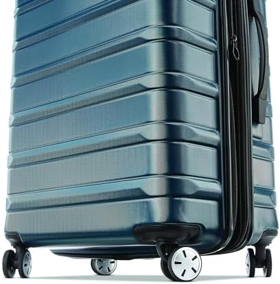 Samsonite Omni 2 28-Inch Large Checked Hardside Luggage with 360° Spinner Wheels - Scratch Resistant Hardshell - TSA Lock - Expandable Polycarbonate Shell for Lightweight Travel - Nova Teal - Image 4