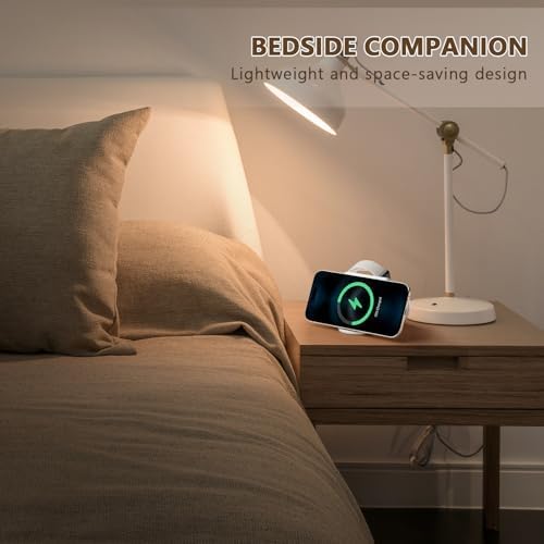 2025 Latest Magnetic Wireless Charger for iPhone: 3 in 1 Travel Charging Station for Devices for iPhone 16 15 14 13 12 Pro Max Plus-Foldable Charging Pad for Apple Watch Series & Air pods 4 3 2 Pro - Image 7