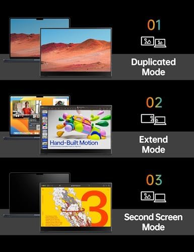 VILVA Portable-Monitor-for-Laptop - 15.6'' 1080P FHD IPS Display USB-C HDMI Portable Monitor for Laptop with Cover and Speakers External Monitor for Laptop/PC/Mac/Phone/Xbox Switch/PS4/ - Image 4