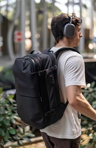 Airback Vacuum Seal Compression Travel Backpack 60L Expandable Vacpack Water Resistant TSA Lock Airbag Black (Electric Air Pump Included) - Image 2