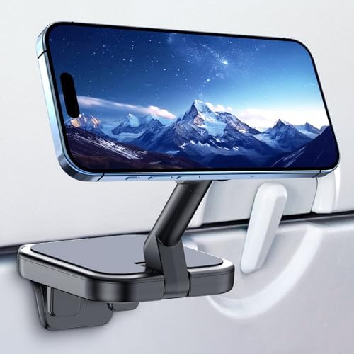 Airplane Phone Holder Mount,Travel Essentials Airplane Phone Holder for Accessories, Universal Flight Must Haves Travel Phone Holder for Car Mount fits iPhone 15 Pro Max - Image 6