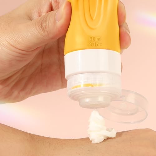 18 Pack Travel Bottles for Toiletries, TSA Approved Silicone Container for Toiltries, Squeeazble Leak Proof Travel Accessories, Refilable Shampoo, Lotion and Body Wash Container - Image 4