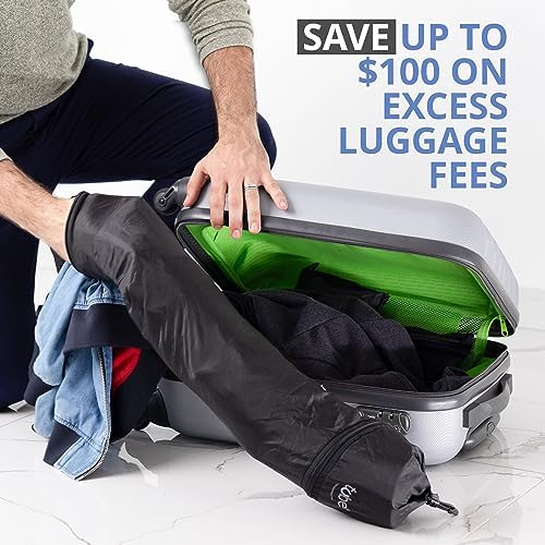 TUBE The Original Pillow You Stuff with Clothes – Transforms Into Extra Luggage Without Excess Fees - Fits Up to 3 Days of Travel Essentials - Keep Your Belongings Nearby in Case of Lost Luggage - Image 2