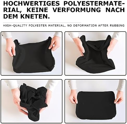 8 Set Packing Cubes for Suitcases Travel Luggage Packing Organizers,Travel Essentials Accessories Luggage Organizer with Shoe Bag Tioletry/Laundry Bag(Black) - Image 5