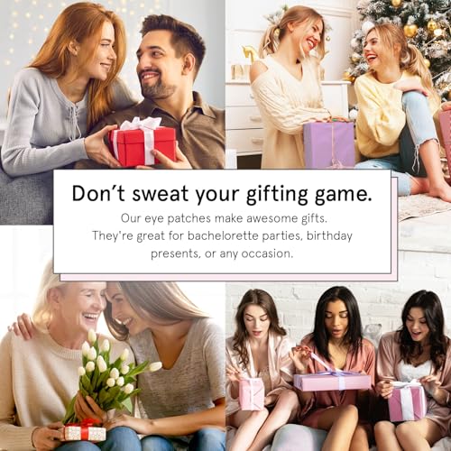 grace & stella Under Eye Mask - Gifts for Women - Travel Essentials - Reduce Dark Circles, Puffy Eyes, Undereye Bags, Wrinkles - Gel Under Eye Patches for Bridesmaid - Vegan Self Care (24 Pairs, Gold) - Image 8