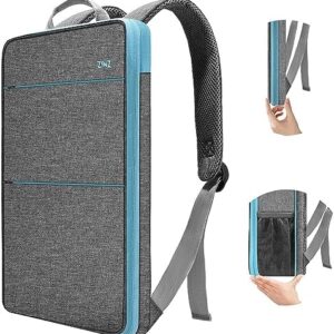 ZINZ Slim & Expandable Laptop Backpack Water Resistant Travel Backpack Compatible with MacBook Air/Pro 13-14 inch XPS 13 Surface 13.5" and Most 13-14 inch NoteBooks,G01BL01
