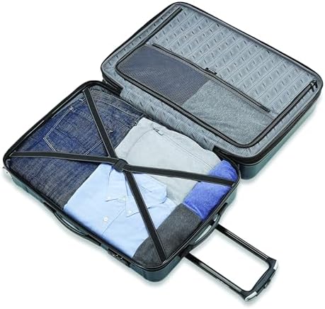 Samsonite Omni 2 28-Inch Large Checked Hardside Luggage with 360° Spinner Wheels - Scratch Resistant Hardshell - TSA Lock - Expandable Polycarbonate Shell for Lightweight Travel - Nova Teal - Image 8