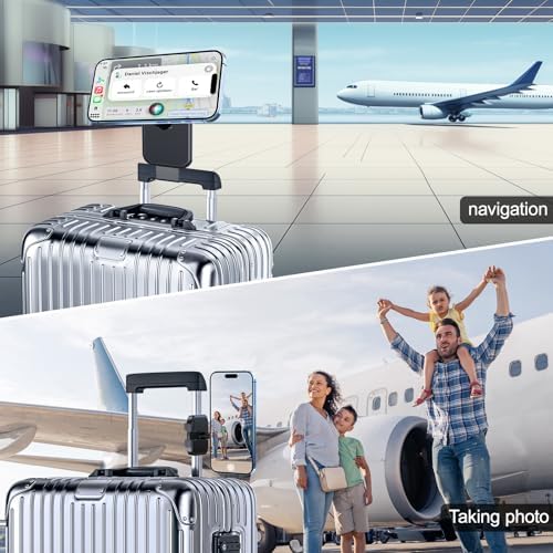 Airplane Phone Holder Mount,Travel Essentials Airplane Phone Holder for Accessories, Universal Flight Must Haves Travel Phone Holder for Car Mount fits iPhone 15 Pro Max - Image 2