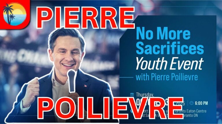 Pierre Poilievre No More Sacrifices Youth Event